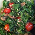 Warm Shrimp and Spinach Salad with Balsamic Vinaigrette