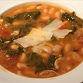 White Bean and Escarole/swiss Chard Soup