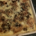 White Chocolate Bread And Butter Pudding
