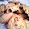 White Chocolate & Cherry Cookies