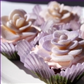 White Chocolate Plastic Roses