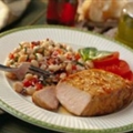 Zesty Italian Pork Chops with Cannellini Salad