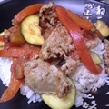 Zucchini Sausage & Peppers