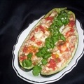 Zucchini stuffed with Barley