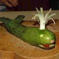Zuchinni Whale (Decoration)