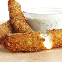 Mozzarella Sticks With Buttermilk Dip