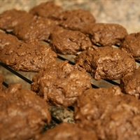 Absolutely Deep Dark Chocolate Fudge Cookies