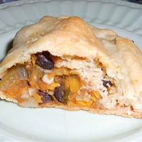 Acorn Squash and Black Bean Empanadas