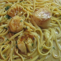 Angel Hair Pasta with Scallop Saute Angel Hair Pasta with Scallop Saute