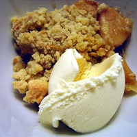 Apple Gingerbread Cobbler