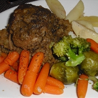 Apple-icious Crock Pot Pork Roast