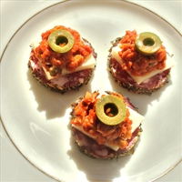 Artichoke Caponata Canapés Italiani