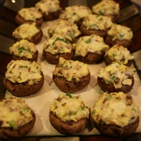 Artichoke-Stuffed Mushrooms