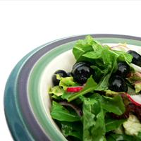 Arugula & Blueberry Salad with Raspberry Vinaigrette