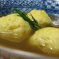 Ashkenazic Chicken Soup and Matzo Balls with Fresh Dill