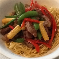 Asian Beef with Snow Peas