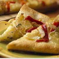 Baby Brie Caramelized Pepper & Onion Gourmet Pizza