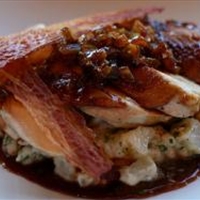 Bacon Topped Chicken Breasts