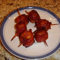 Bacon wrapped Water Chestnuts