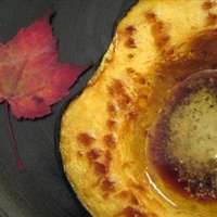 Baked Acorn Squash with Brown Sugar