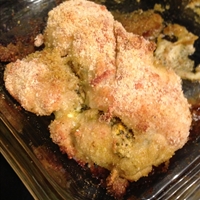 Baked Chicken Stuffed with Sun-Dried Tomato Pesto, Basil, and Goat Cheese