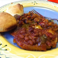 Baked Pork Chops with Beans Baked Pork Chops with Beans