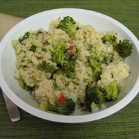 Baked Risotto with Broccoli