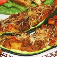 Baked Stuffed Zucchini