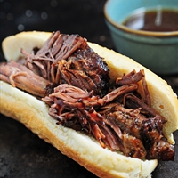 Balsamic Roast Beef French Dip Sandwich 