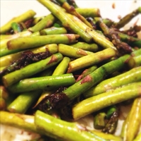 Balsamic Roasted Asparagus (Cooking Light Mag)