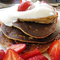 Banana Blueberry Almond Pancakes Banana Blueberry Almond Pancakes