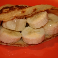 Banana-stuffed Crepes