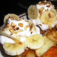 Banana Waffles Banana Waffles