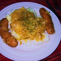 Bangers Mash and Sauerkraut Bangers Mash and Sauerkraut
