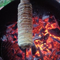 Barbecued Chimney Cake Barbecued Chimney Cake