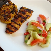 Barbecued Garlic Chicken