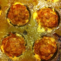 BBQ Meatloaf Muffins