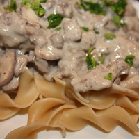 Beef Stroganoff