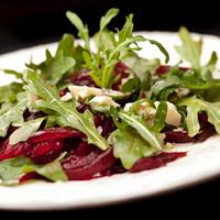 Beet and Goat Cheese Arugula Salad