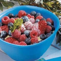 Berries with Custard Sauce  