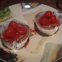 Black Forest Cheese Cupcakes