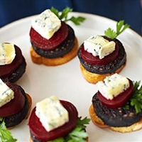 Black pudding toasts