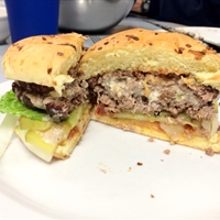 Bleu Cheese Stuffed Hamburgers