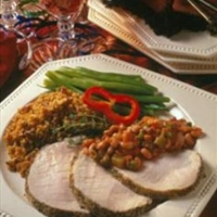 Boneless Pork Loin Roast with Herbed Pepper Rub