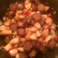 Bratwurst-Potato Skillet Dinner