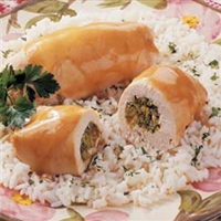 Broccoli-Stuffed Chicken  