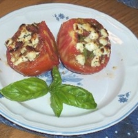 Broiled Tomatoes with Feta Cheese