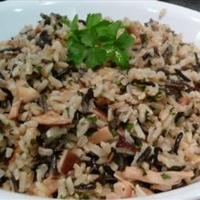 Brown- And Wild-Rice Pilaf with Porcini And Parsley Brown- And Wild-Rice Pilaf with Porcini And Parsley