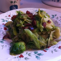 Brussels Sprout Hash with Caramelized Shallots Brussels Sprout Hash with Caramelized Shallots
