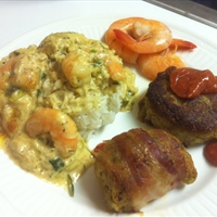 Cajun Seafood Au Gratin